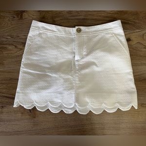 Lilly Pulitzer Brand New with Tags White Collette Skort size 0
